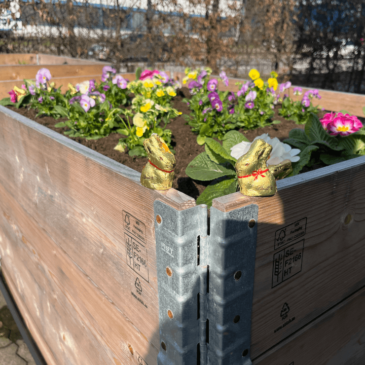 Palettenrahmen Hochbeet