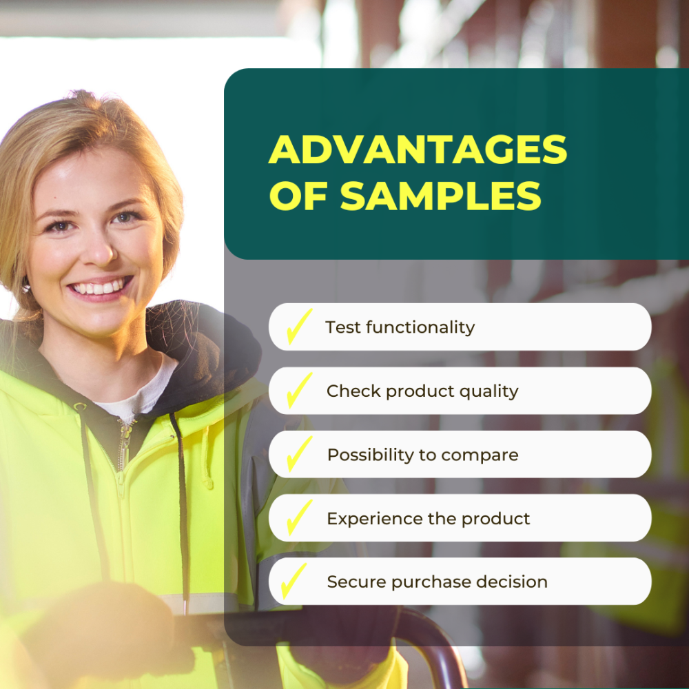 Advantages of samples